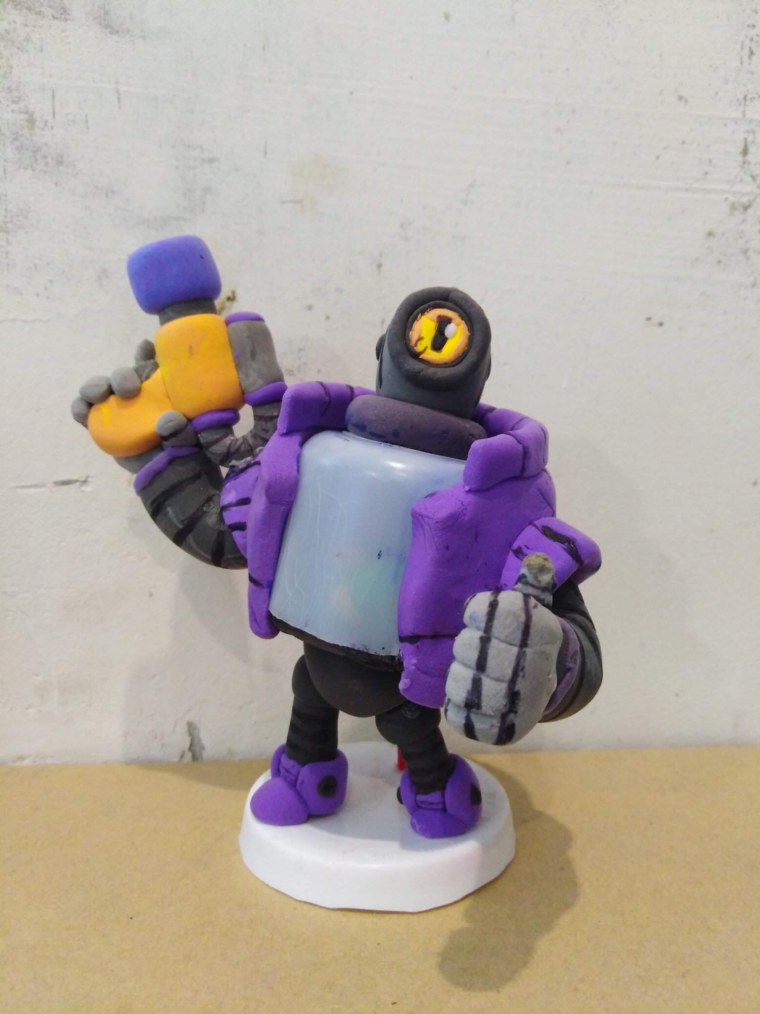 Brawl Stars пластилин Рико