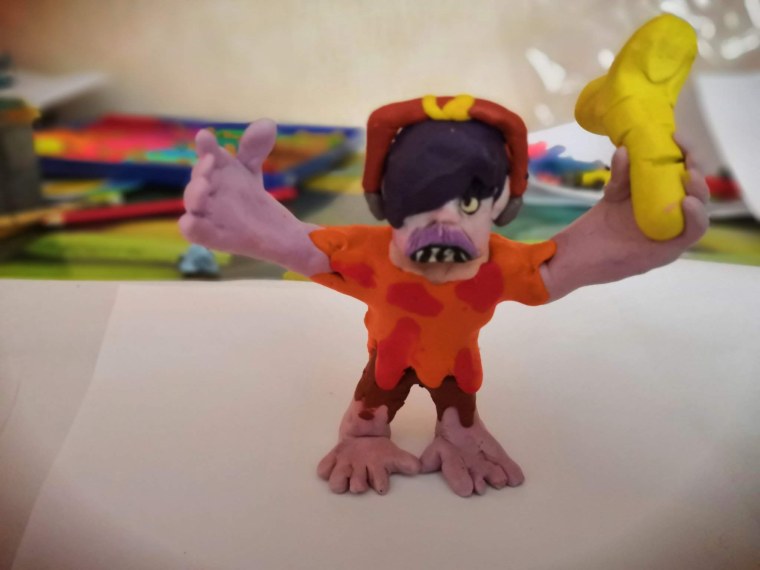 Браво старс из пластилина Фрэнк