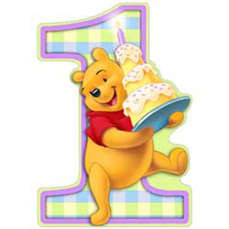 Винни пух Дисней день рождения 1 год