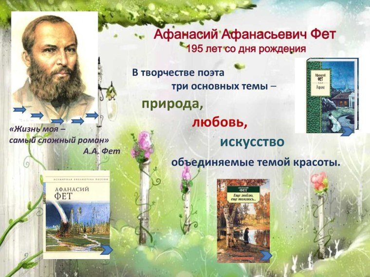 Афанасий Афанасьевич Фет коллаж