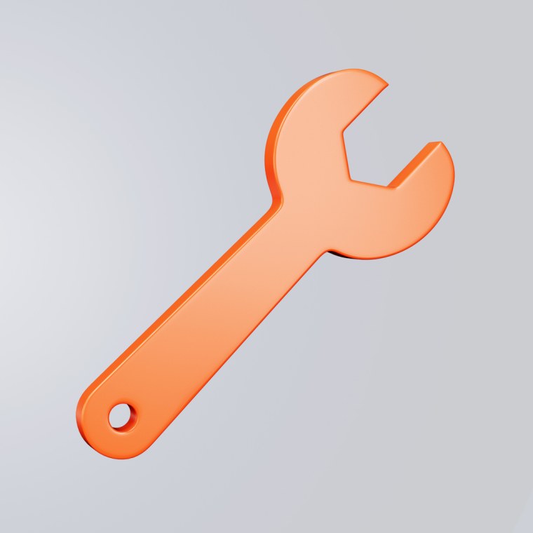 Гаечный ключ 3д модель