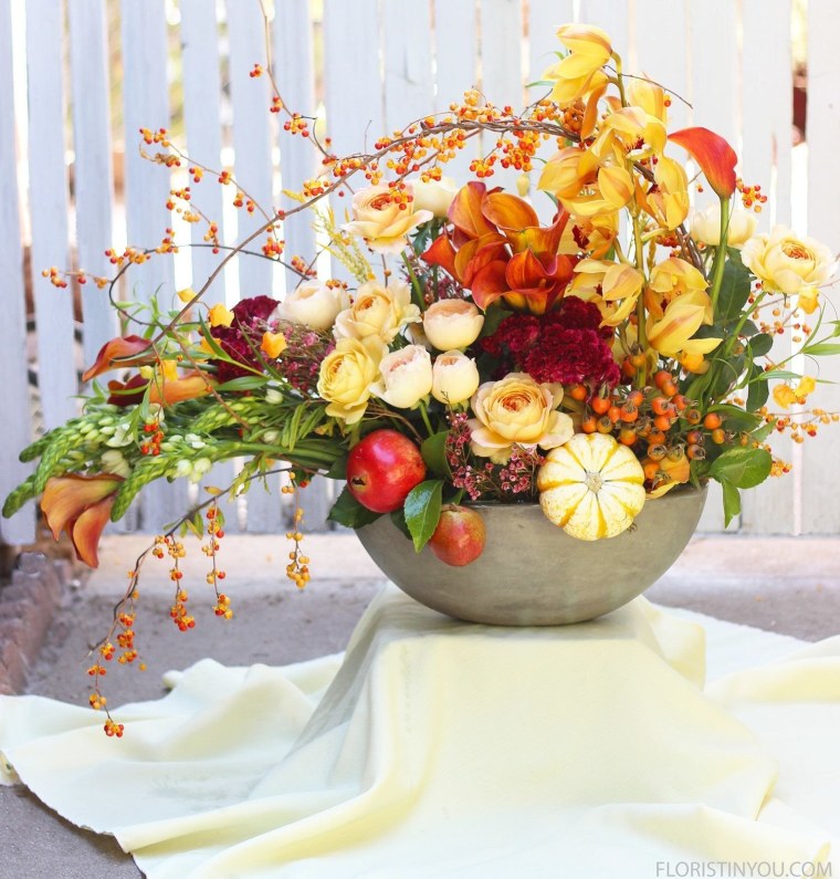 Осенняя экибана