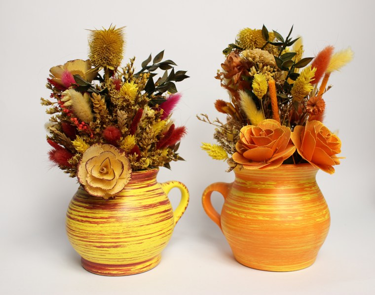 Икебана из сухоцветов
