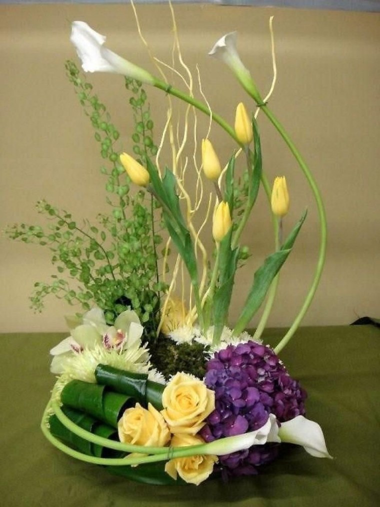 Композиция с цветами