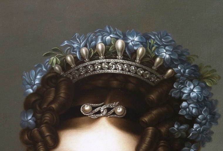 Диадемы на портретах 19 века