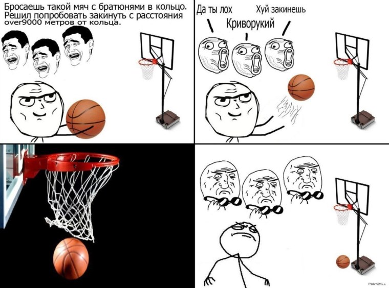 Мемы про баскетбол смешные