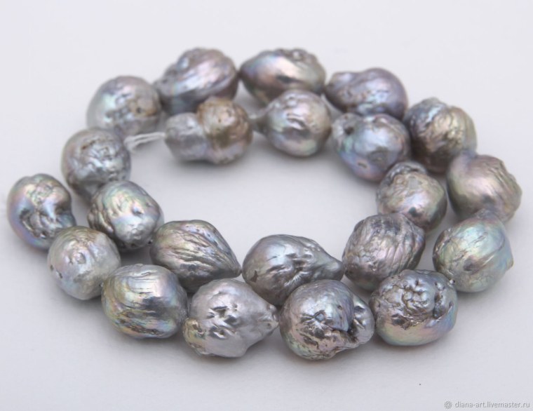 Бусины Estrela "жемчуг микс"