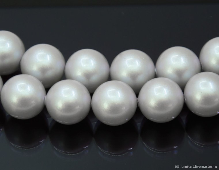 Swarovski бусин Crystal Iridescent dove Grey Pearl