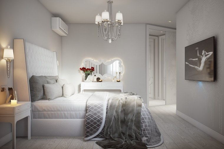 Интерьер в жемчужно серых тонах