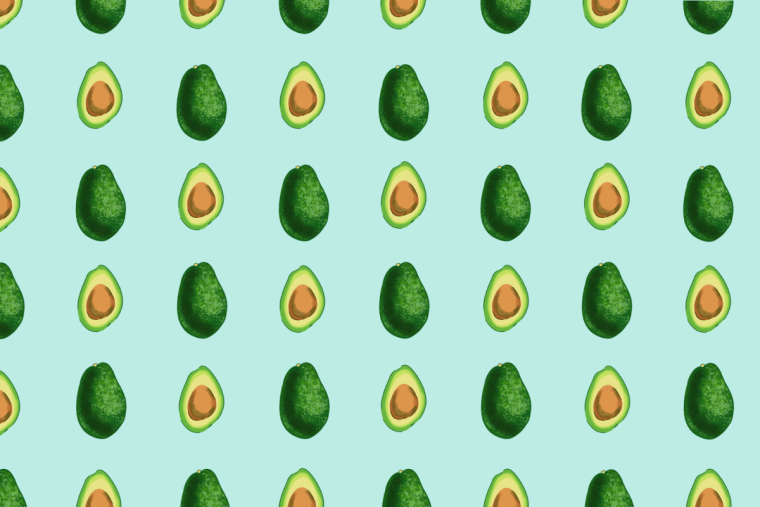 Обои с авокадо