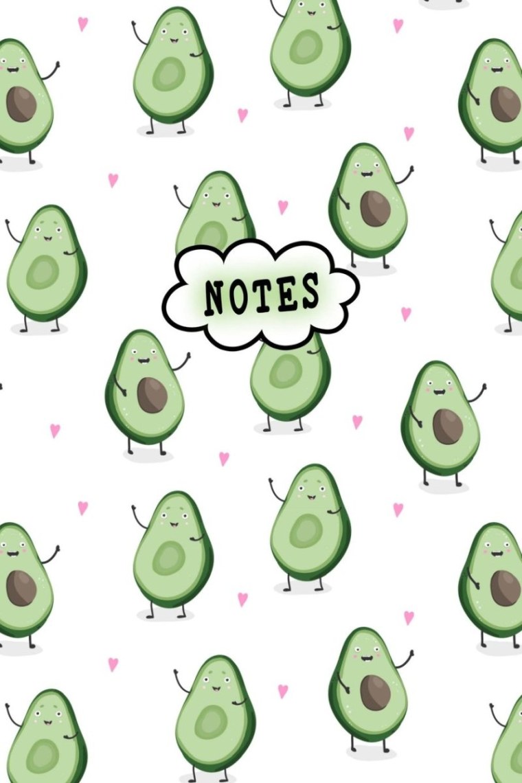 Обложка для тетради «авокадо»
