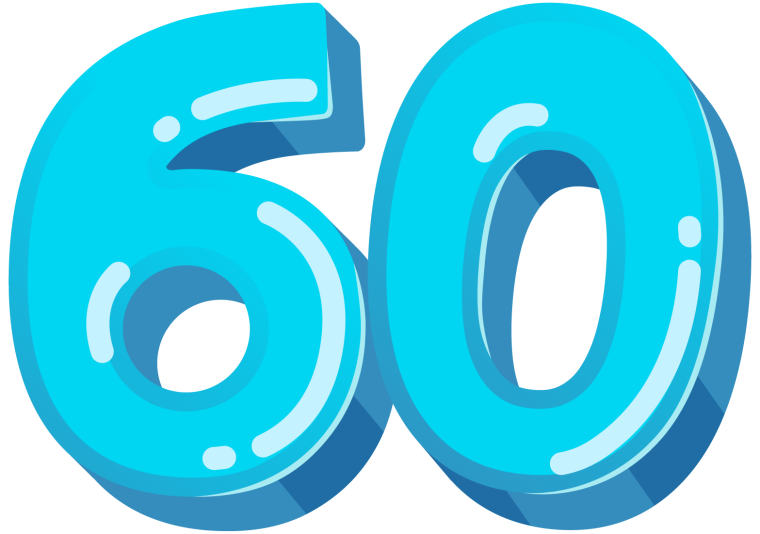 60 Лет цифры