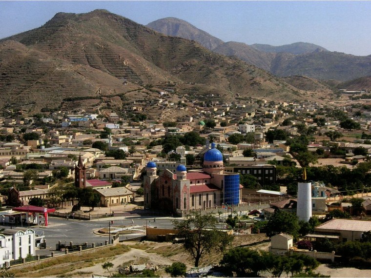 Город Асмэра Эритрея