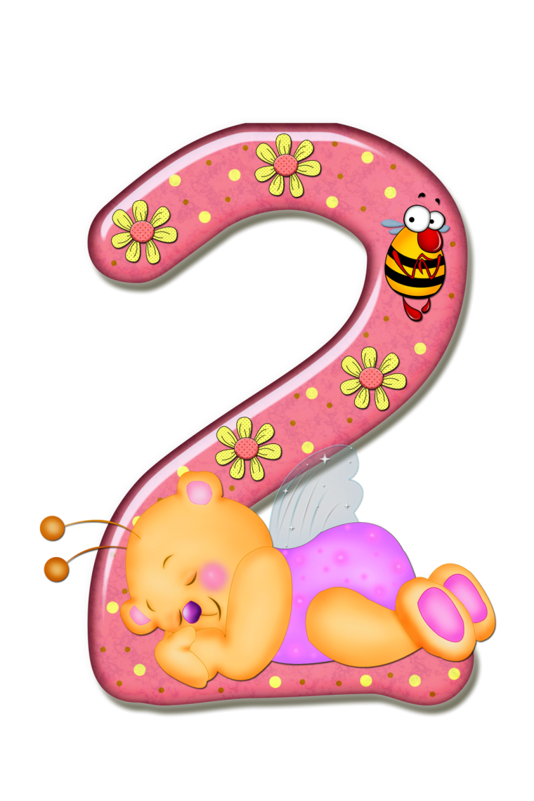Цифра 2 для детей