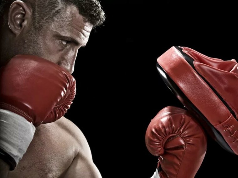 Тренировка боксера