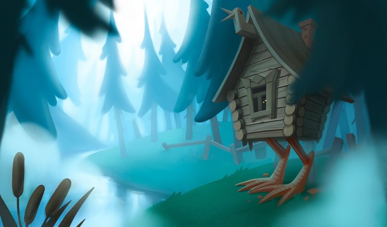 Избушка на курьих ножках и баба Яга