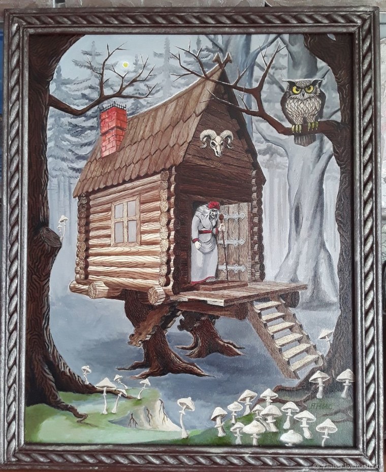 Избушка на курьих ножках Васнецов