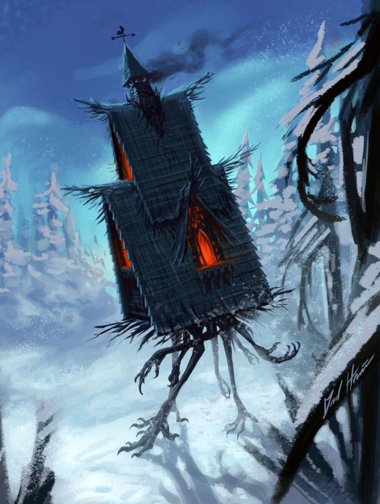 Избушка на курьих ножках Славянская мифология