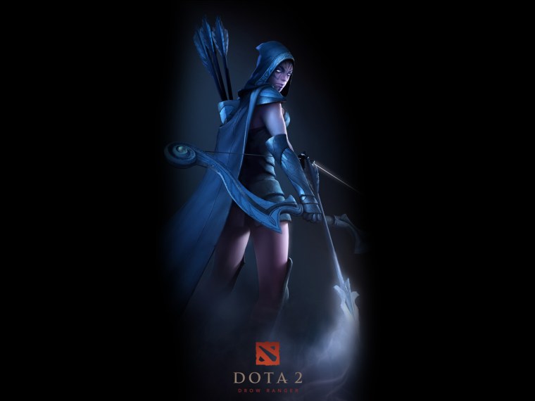 Drow Ranger Dota 2 загрузочный экран