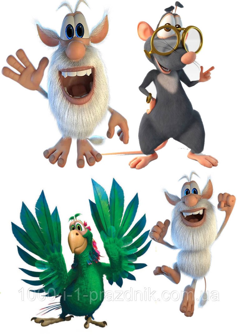 Вафельная картинка Буба