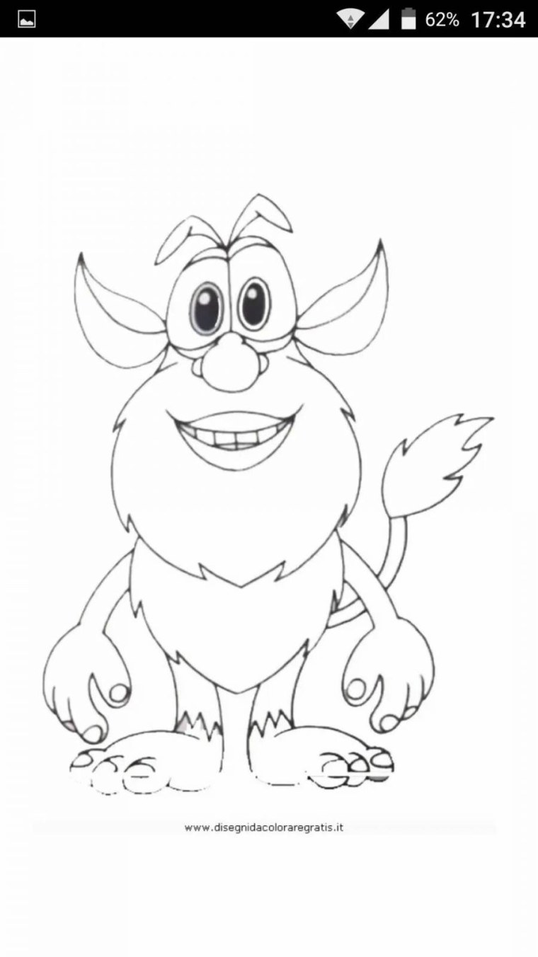 Раскраски мультфильмы Буба