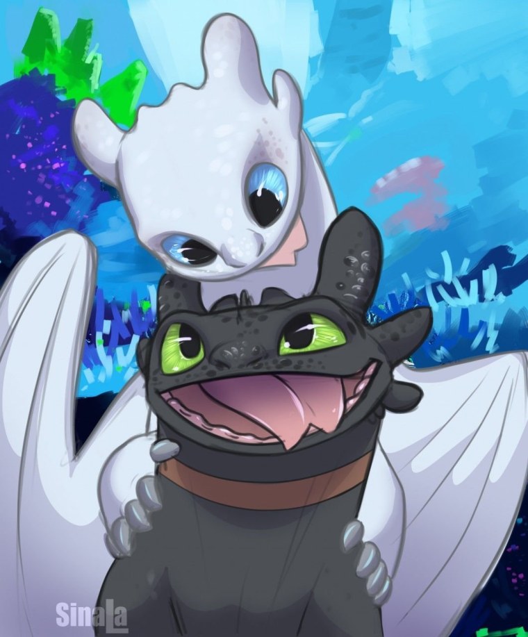 Беззубик и белая фурия