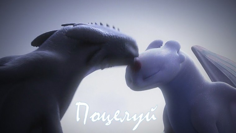 Беззубик и дневная фурия поцелуй