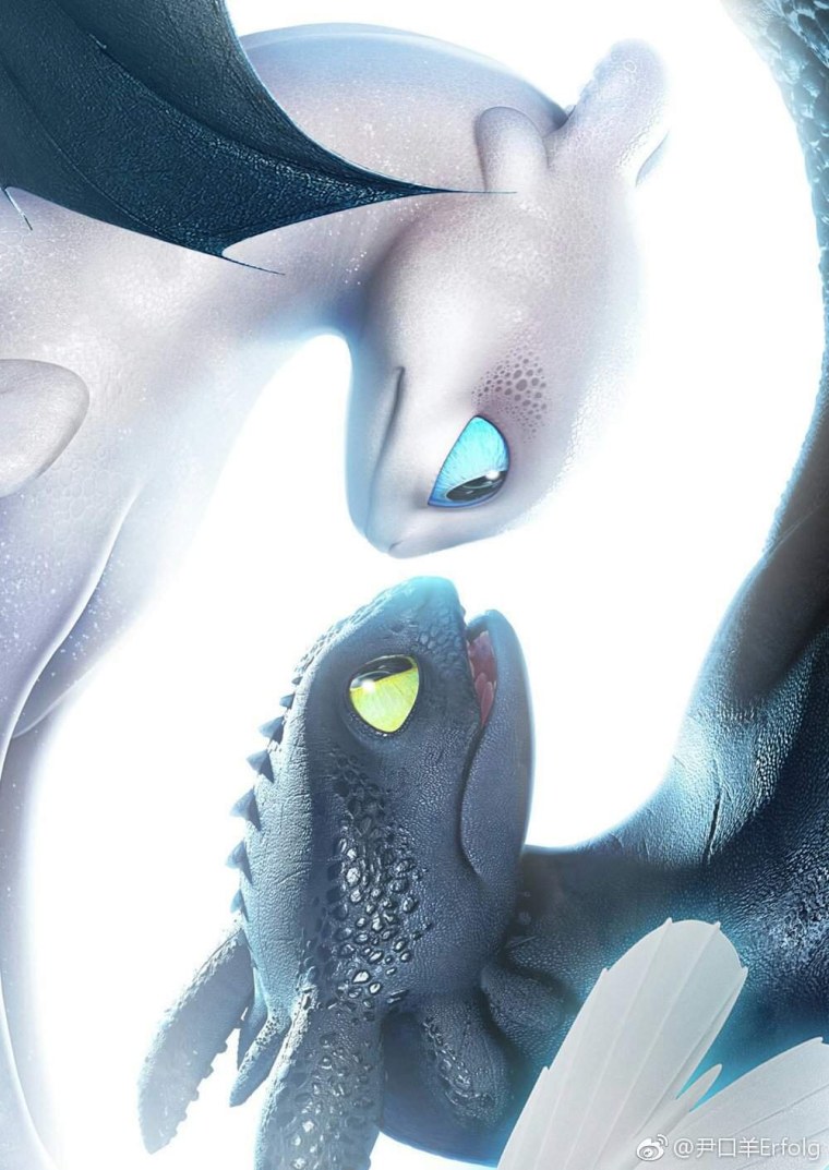 Как приручить дракона 3 белый дракон