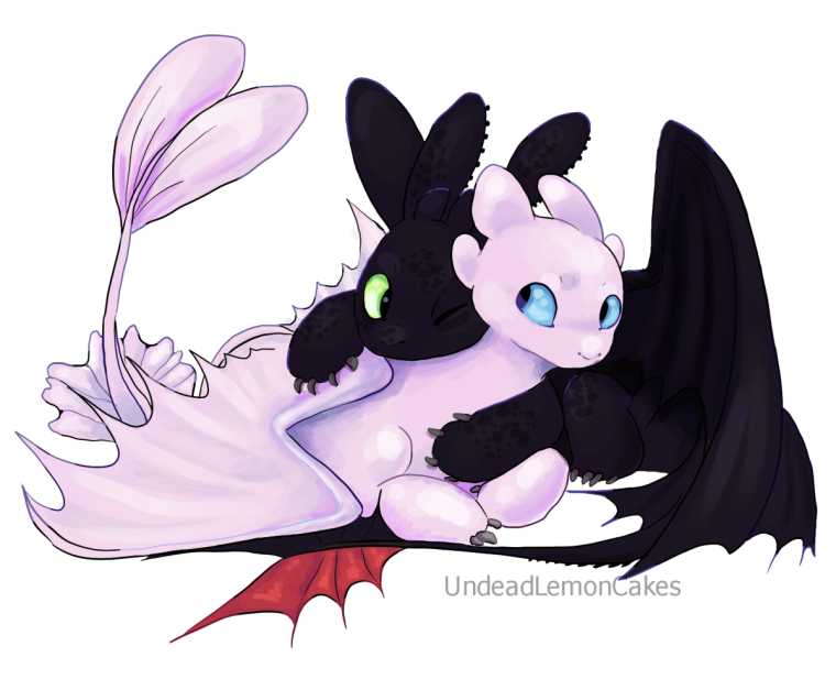 Беззубик и белая фурия арт