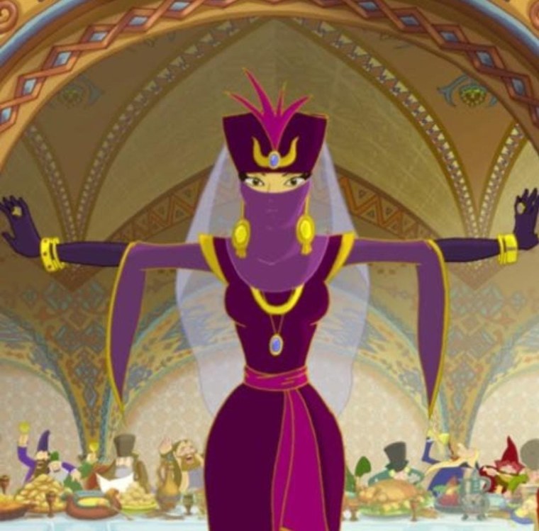 Шамаханская царица и три богатыря лысая