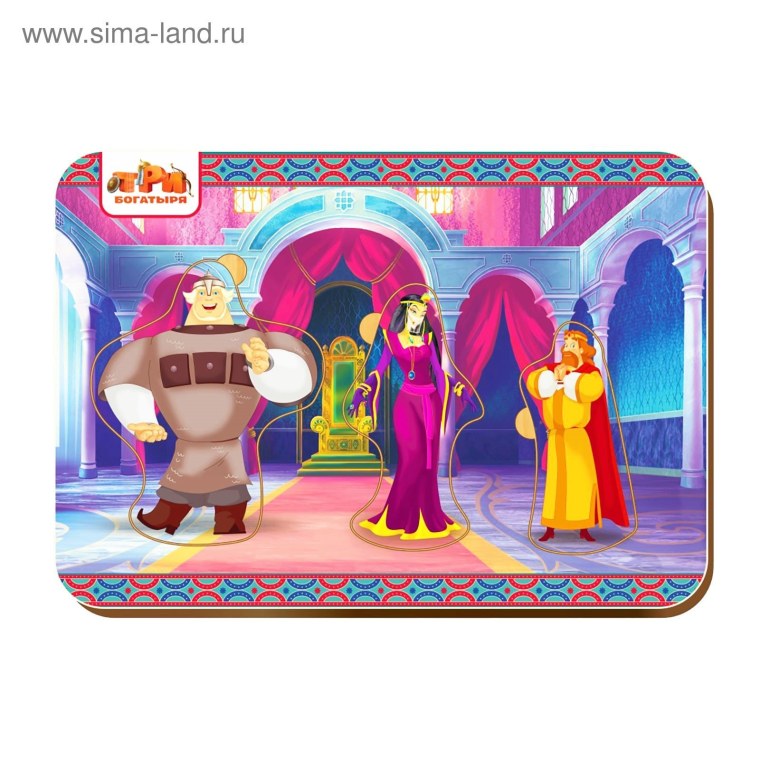 Пазл Step Puzzle мельница три богатыря и Шамаханская царица (97035), 560 дет.