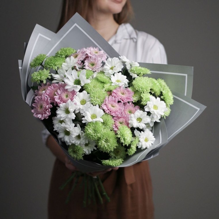 Хризантема кустовая микс букет