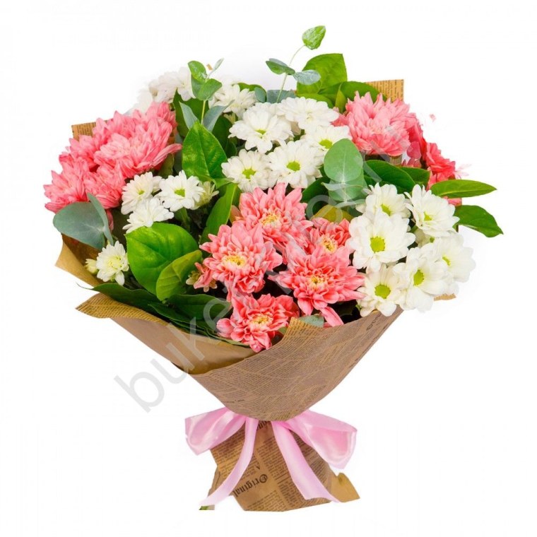 3 Кустовые хризантемы букет