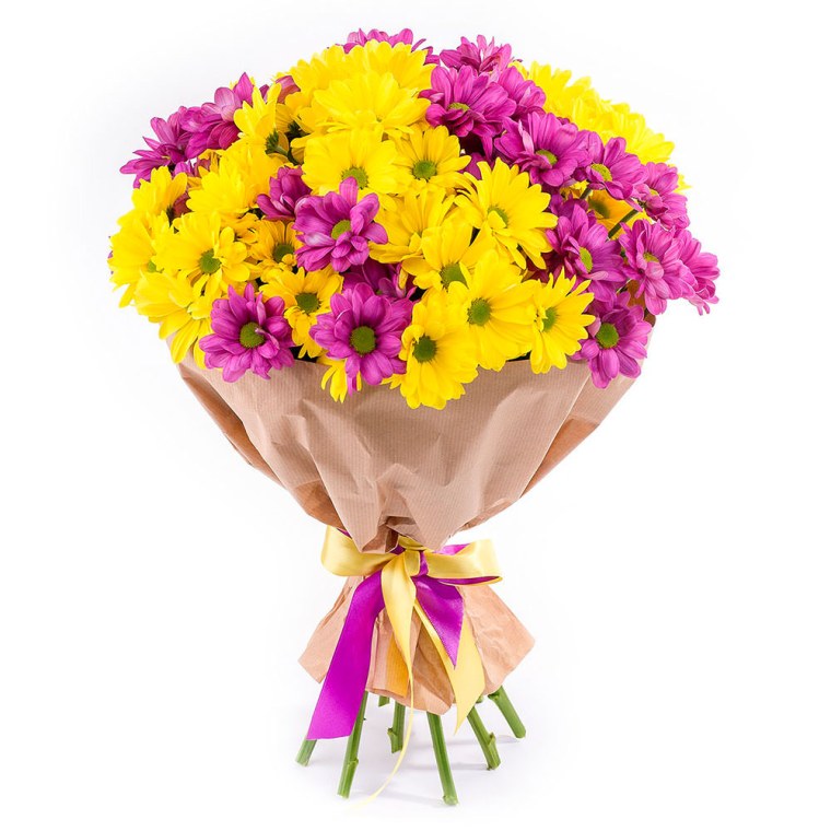 Хризантема кустовая микс букет