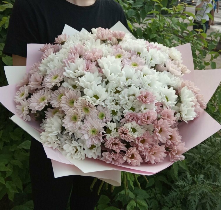 Букет "25 хризантем"