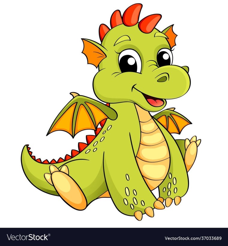Мультяшный дракончик