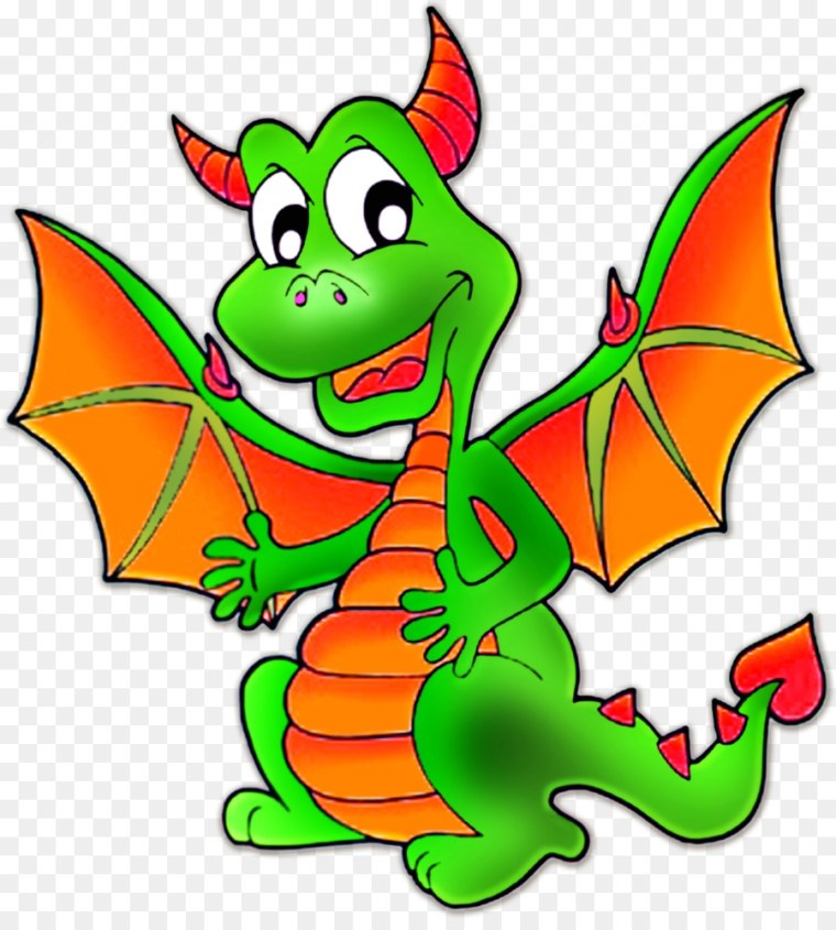 Дракон мультяшный
