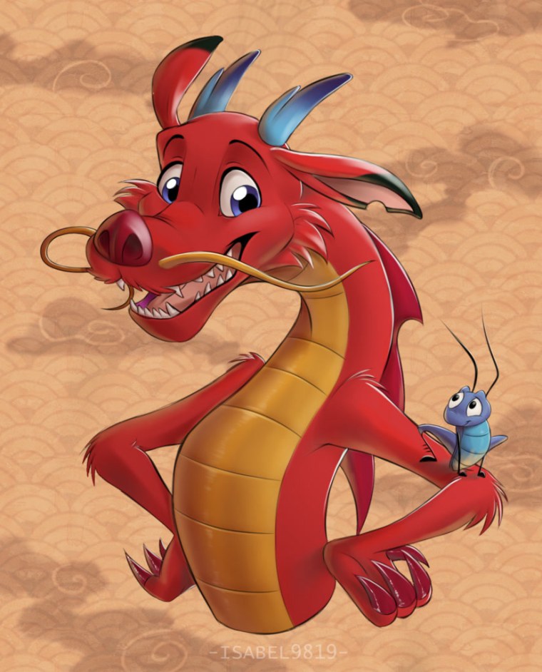 Мушу дракон мультфильм