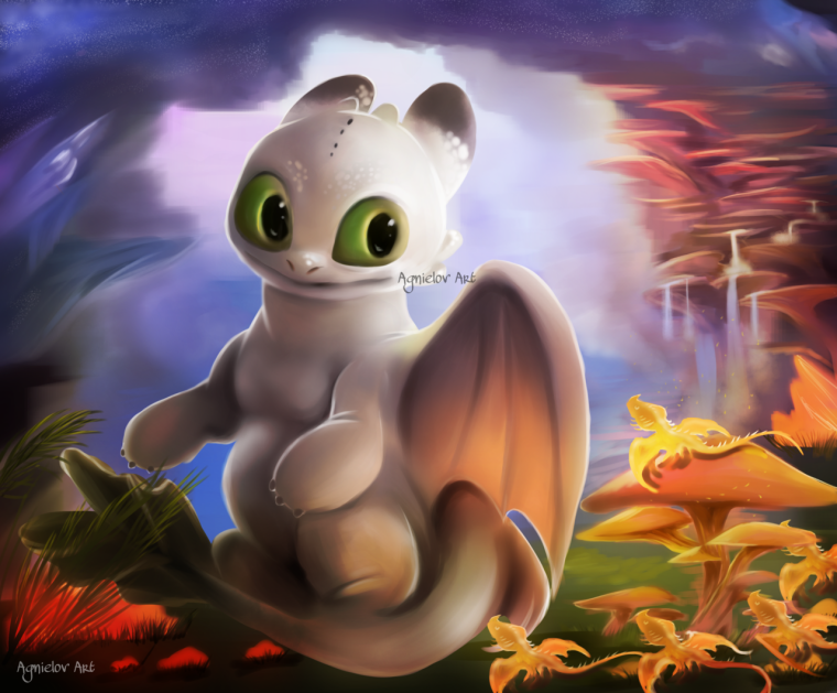 Ночное сияние дракон фурия