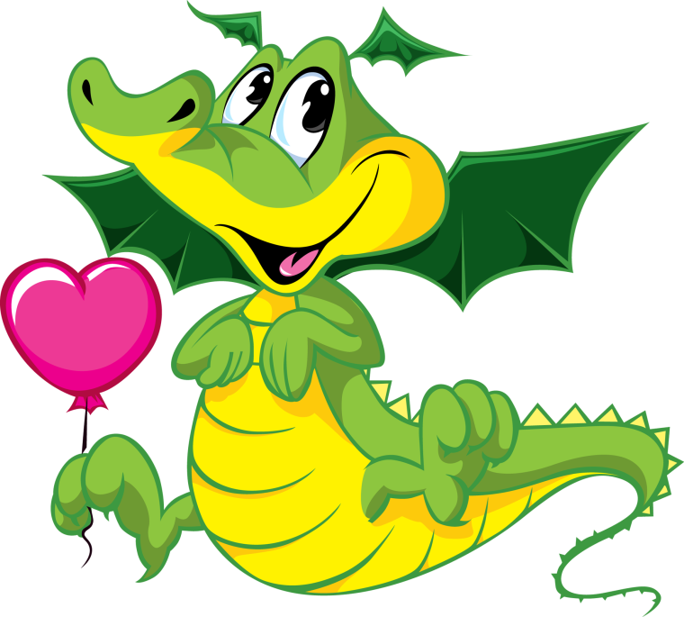 Мультяшные дракончики