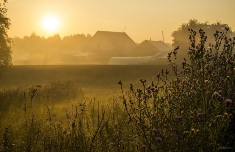 Эстетика рассвет деречн деревня