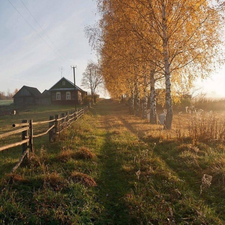 Осень в деревне