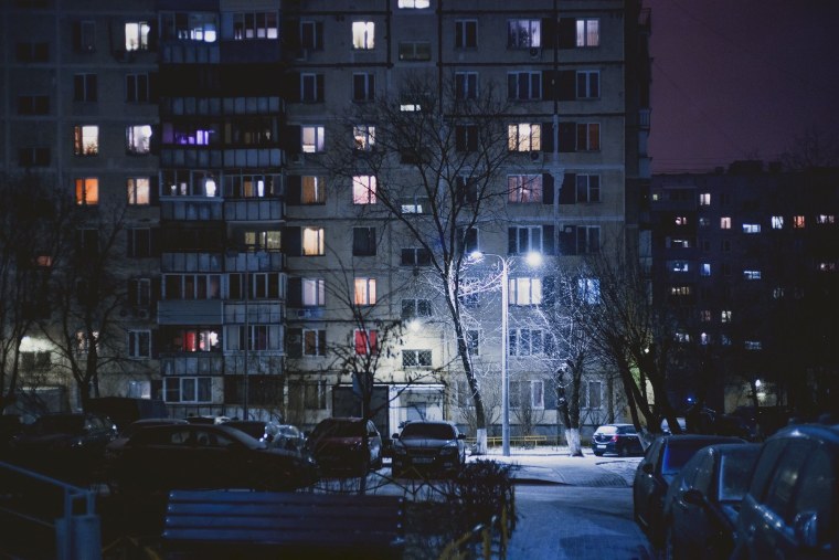 Панельки ночью