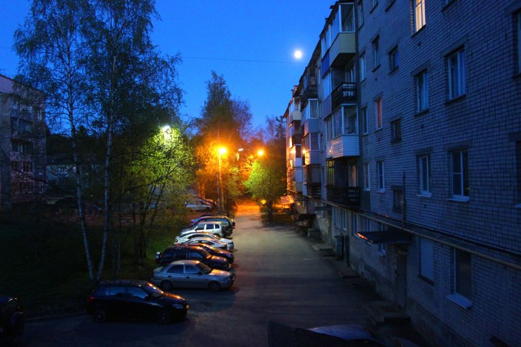 Хрущевки ночью