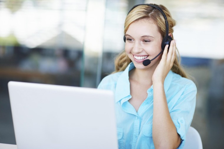 Девушка оператор