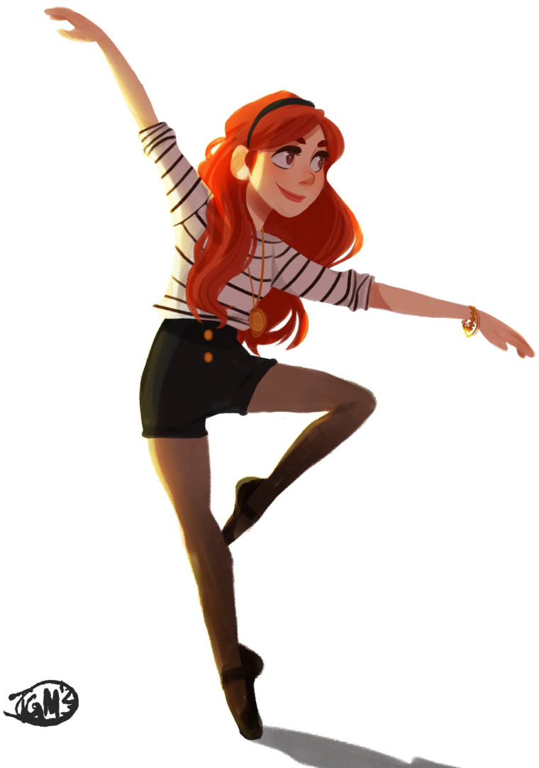 Мультяшные рыжие девушки