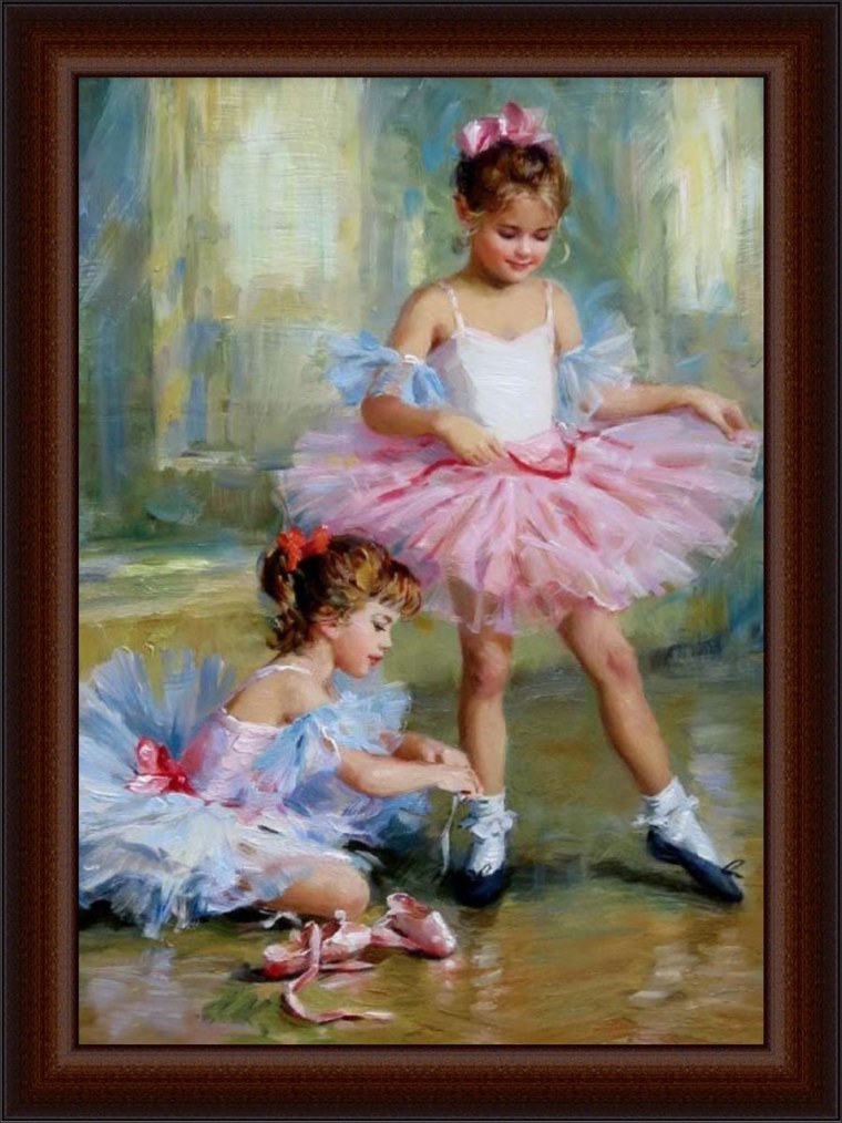 Балерина живопись Konstantin Razumov