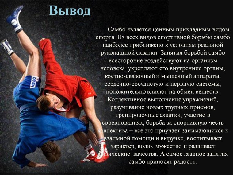 Самбо бросок