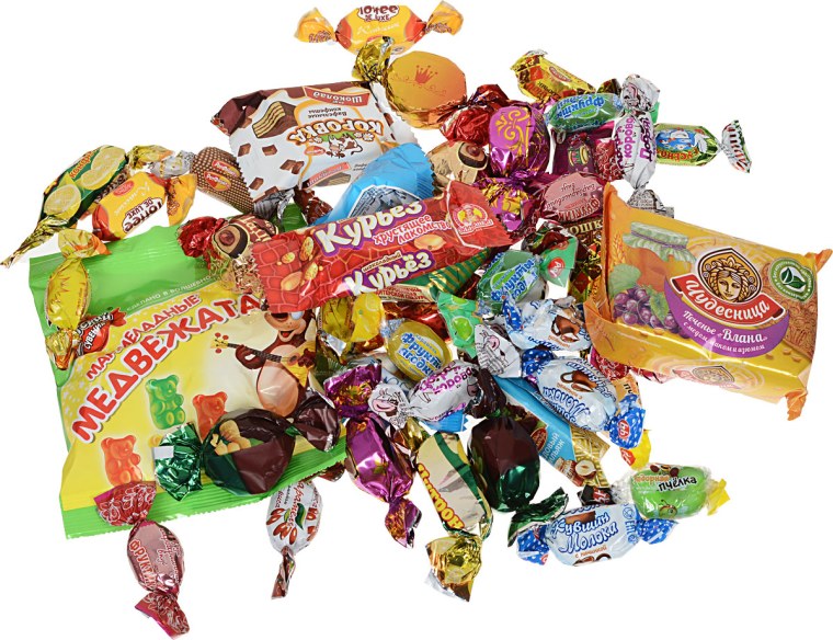 Сладкие конфеты ассортимент