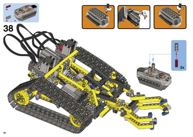 LEGO Technic гусеничное шасси